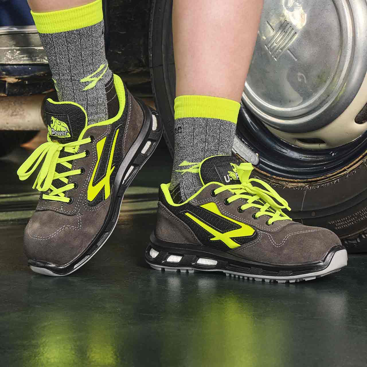 Scarpe basse antinfortunistiche Yellow s ESD U-Power